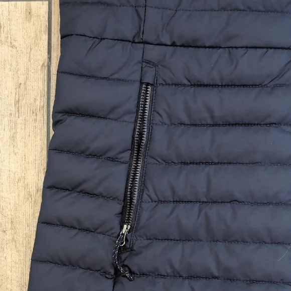 NEW with Tags Columbia Women's Navy White Out Quilted Long Vest Puffer Dress - Picture 4 of 9